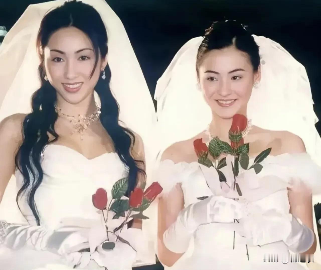 张柏芝居然觉得自己美不过黎姿，但我从这两个人合照里面发现黎姿的眉毛跟蜡笔小新似的