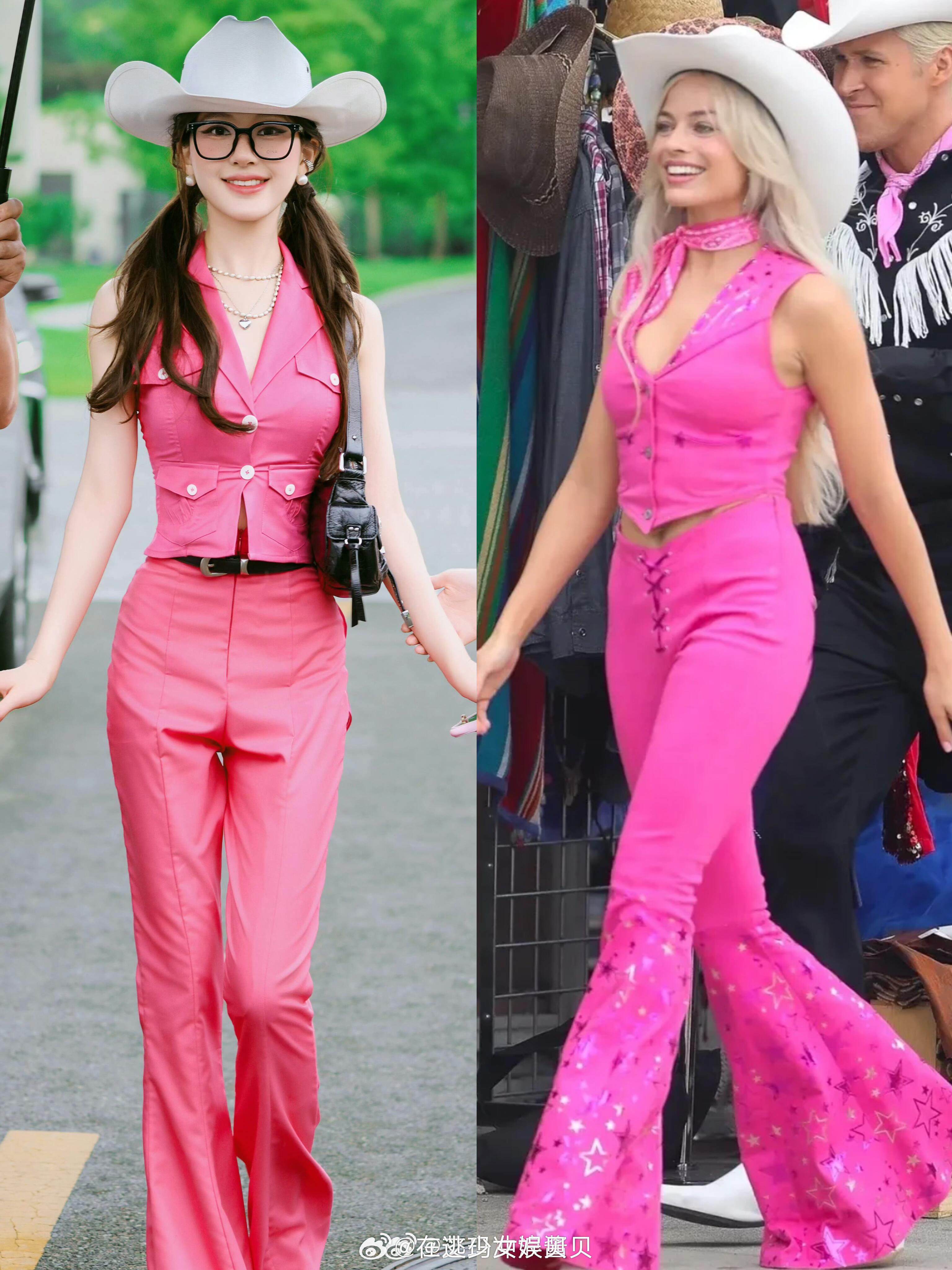 赵露思barbie造型？好直观的中外审美差异！