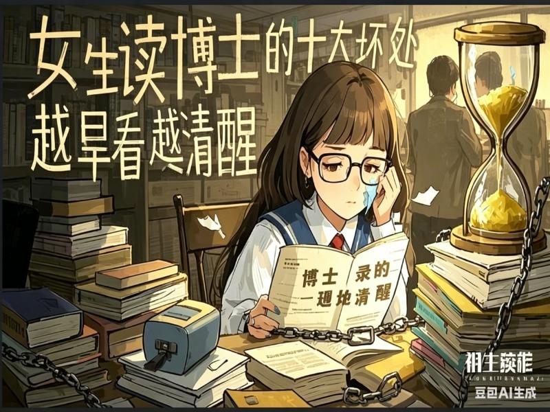 “读博士，毁了女儿的青春和人生。”这是我听到的一位母亲的真心话，带着绝望的色彩