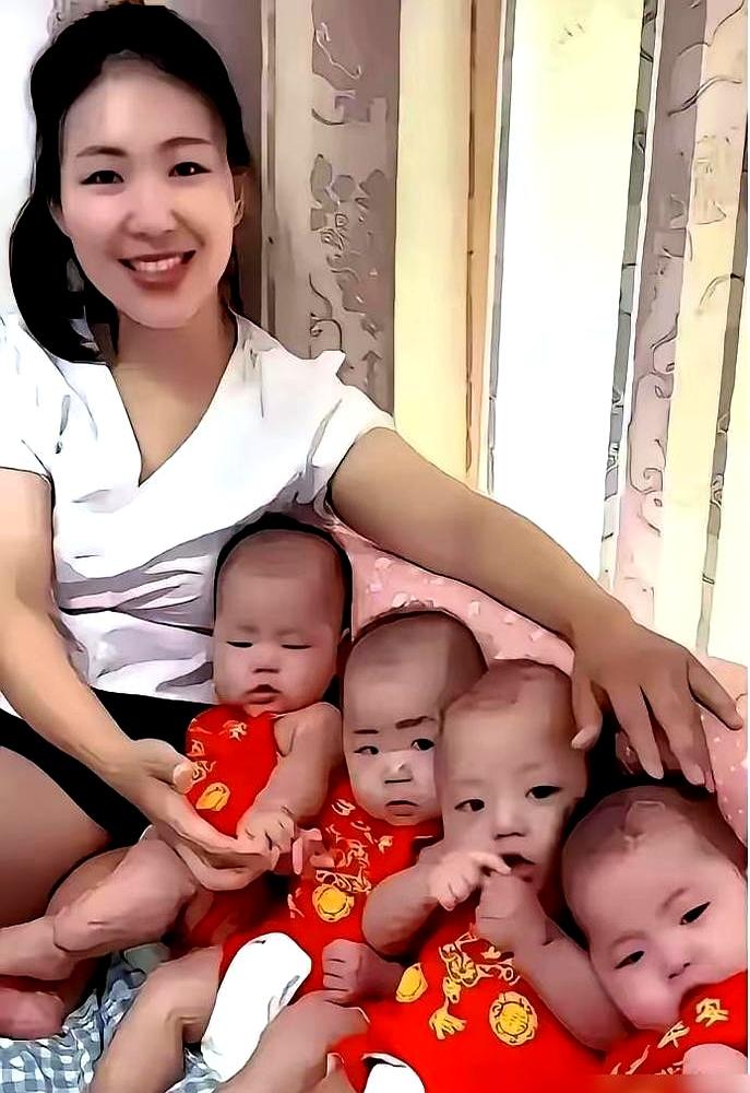 产检比上班还勤？上海一位孕妈一路检查到位，竟然怀了四胞胎！临产那天，老公守在
