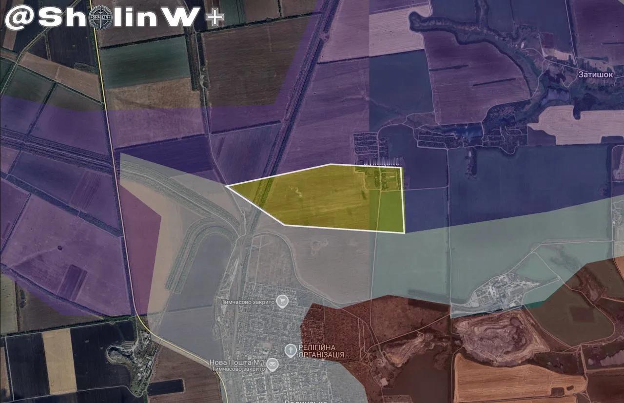 乌克兰军队完成对苏克赫茨（罗金斯克东北）的清理，将此地渗透俄军消灭（图一）。俄