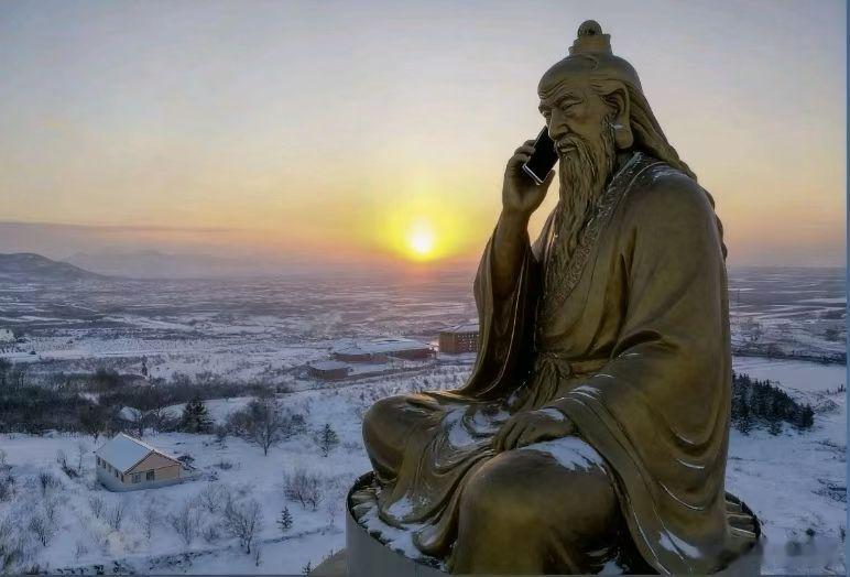 祖师爷：我的牛呢我：给你牵来了