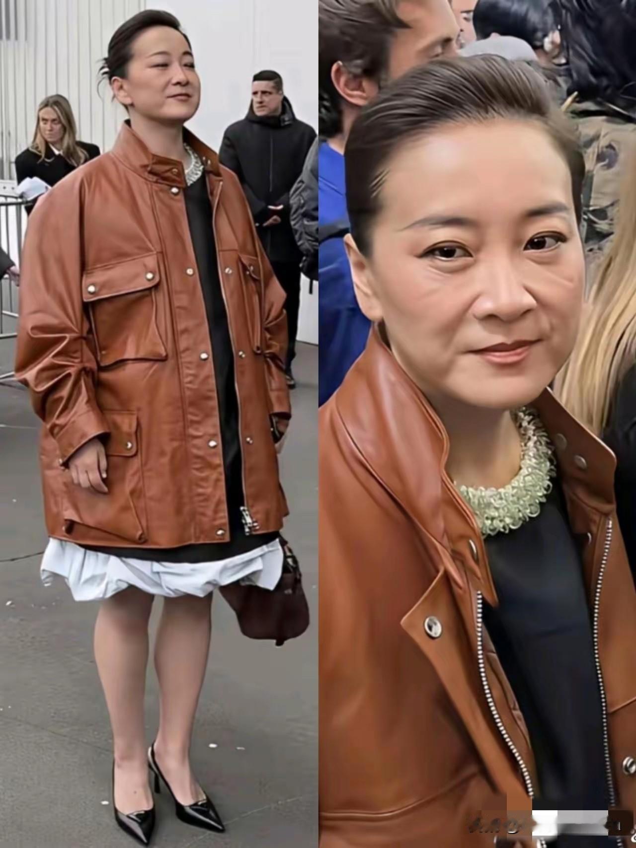 贾玲几万块普拉达穿身上一点贵气也没有，反倒觉得有点土味。本来胖胖时候蛮有喜感的也