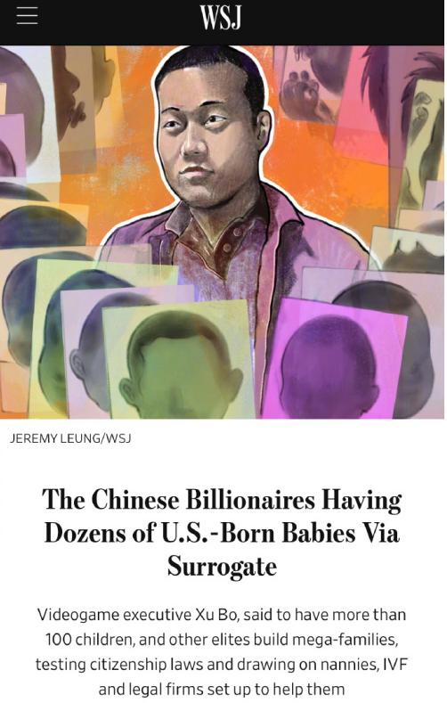 中美两位富豪的“生子竞赛”近期引发全网热议，背后牵扯的伦理与法律争议令人深思。身