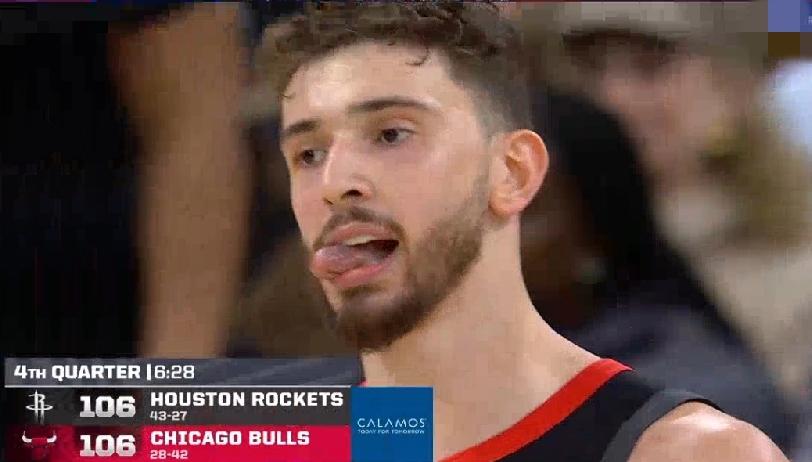 合理且高效！NBA火箭未能逆转公牛申京33分+13板+10助+2断+2帽，数据