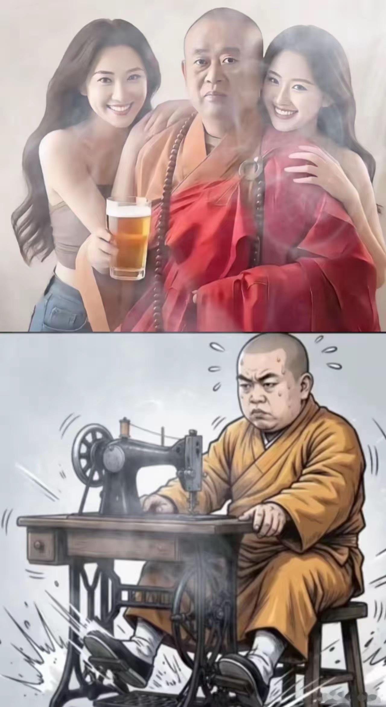 释永信后悔了，肠子悔青了，一步踏错终生错，都是贪念惹的祸！平平淡淡生活不想过，天