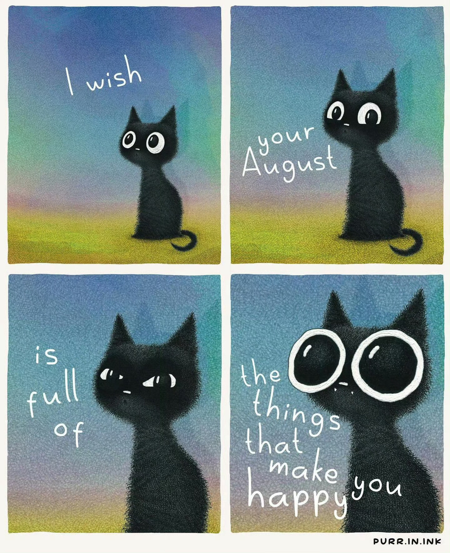 猫咪：你的八月一定是幸福的八月