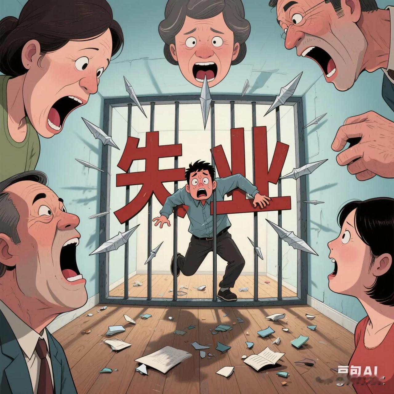 男人失业了真是全身都是错老婆看你不顺眼丈母娘斜眼看着你说的最多的一句话“你