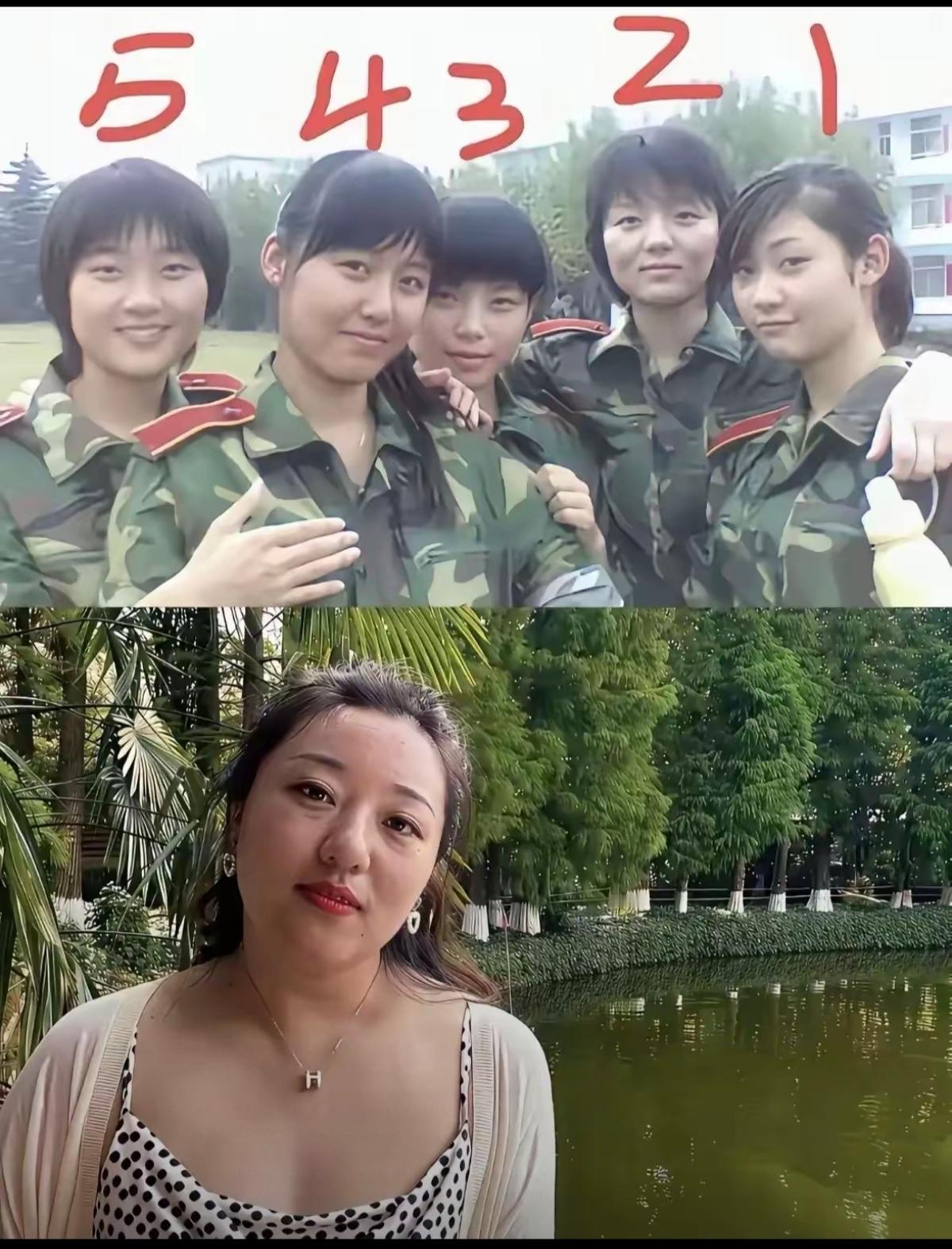 你觉得下面的美女，是上面5个少女当中哪一个？