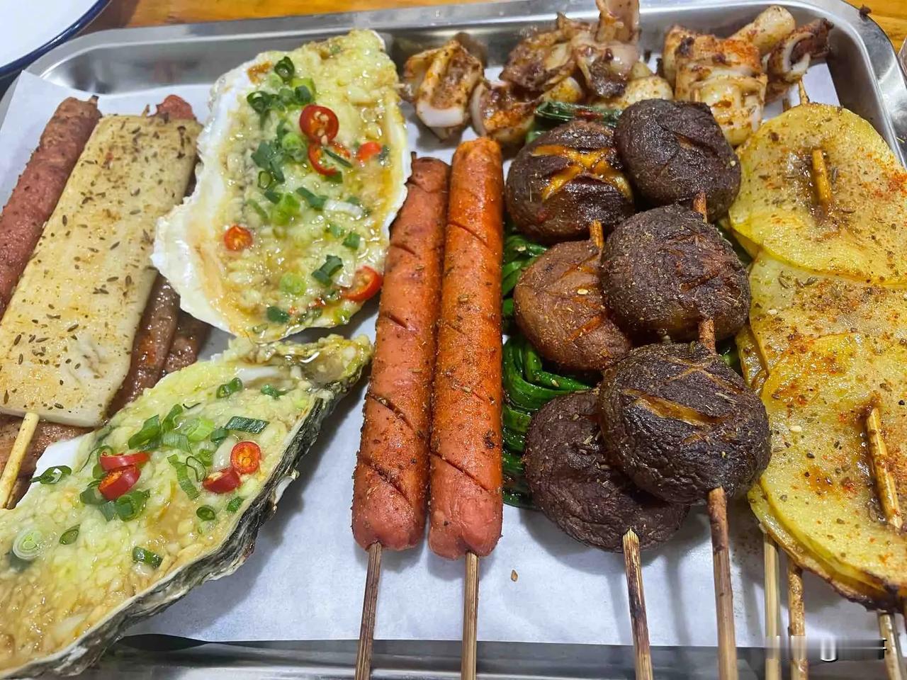 晒图笔记大赛美食烧烤，好好吃哦，