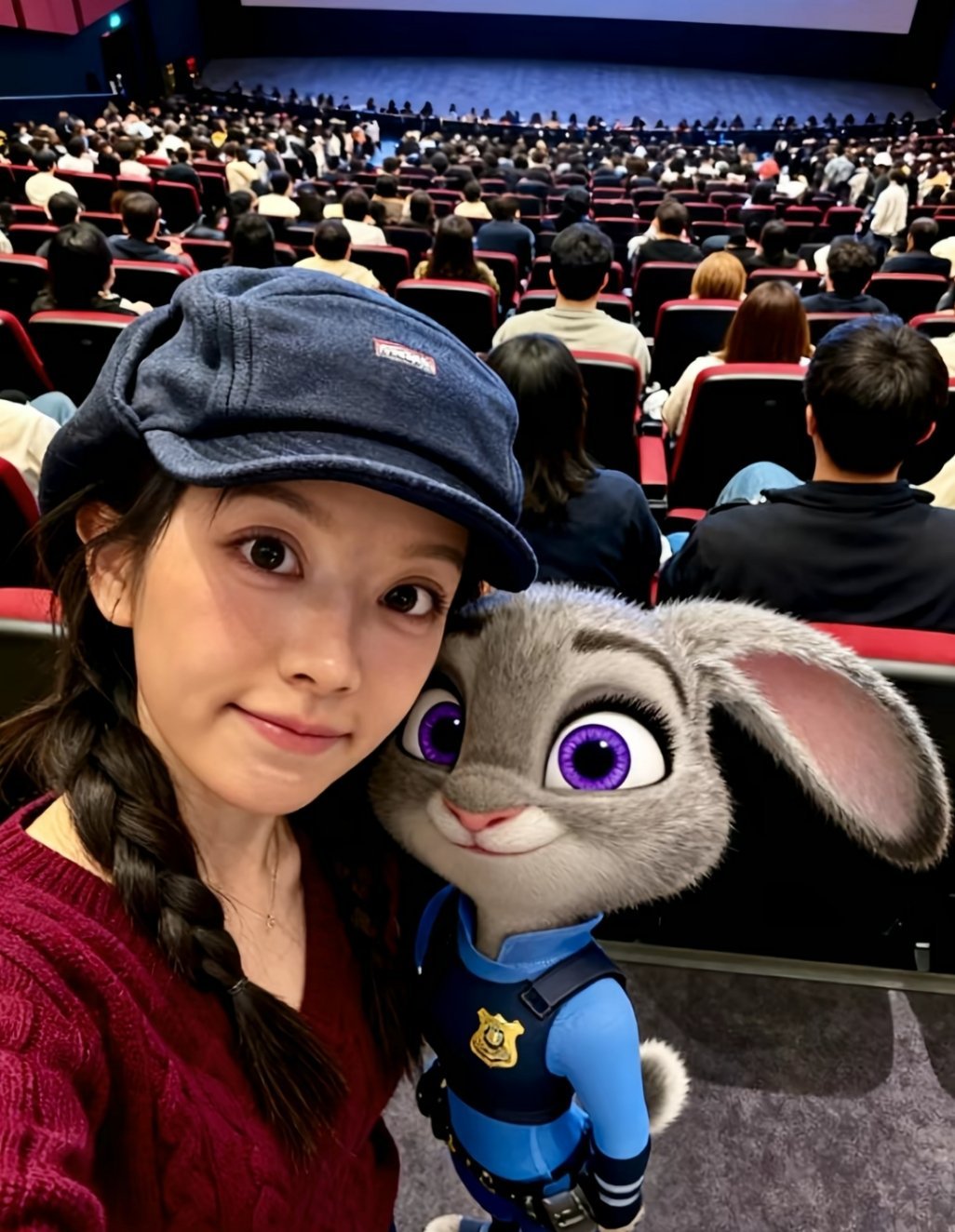 【田曦薇】画面里有两只小兔cr🎶优优.