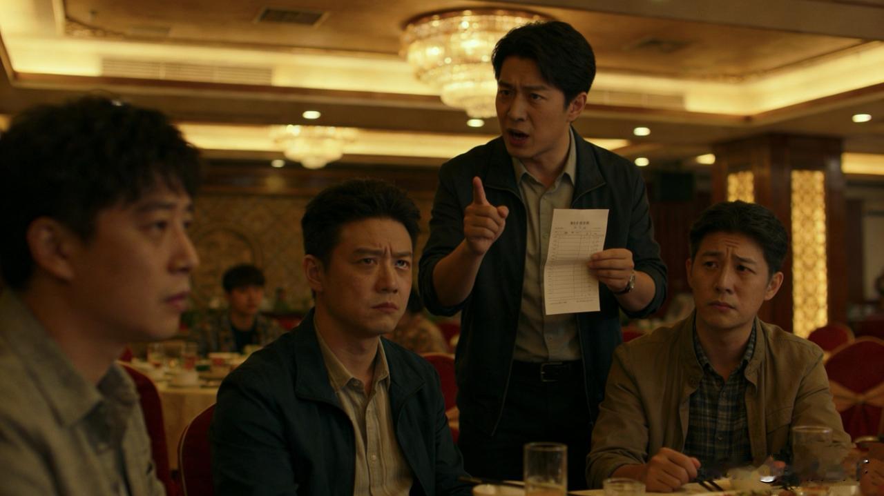 高中同学聚会原本定为AA制，大家都很开心，然而结账时出了问题，本应有30人参加，