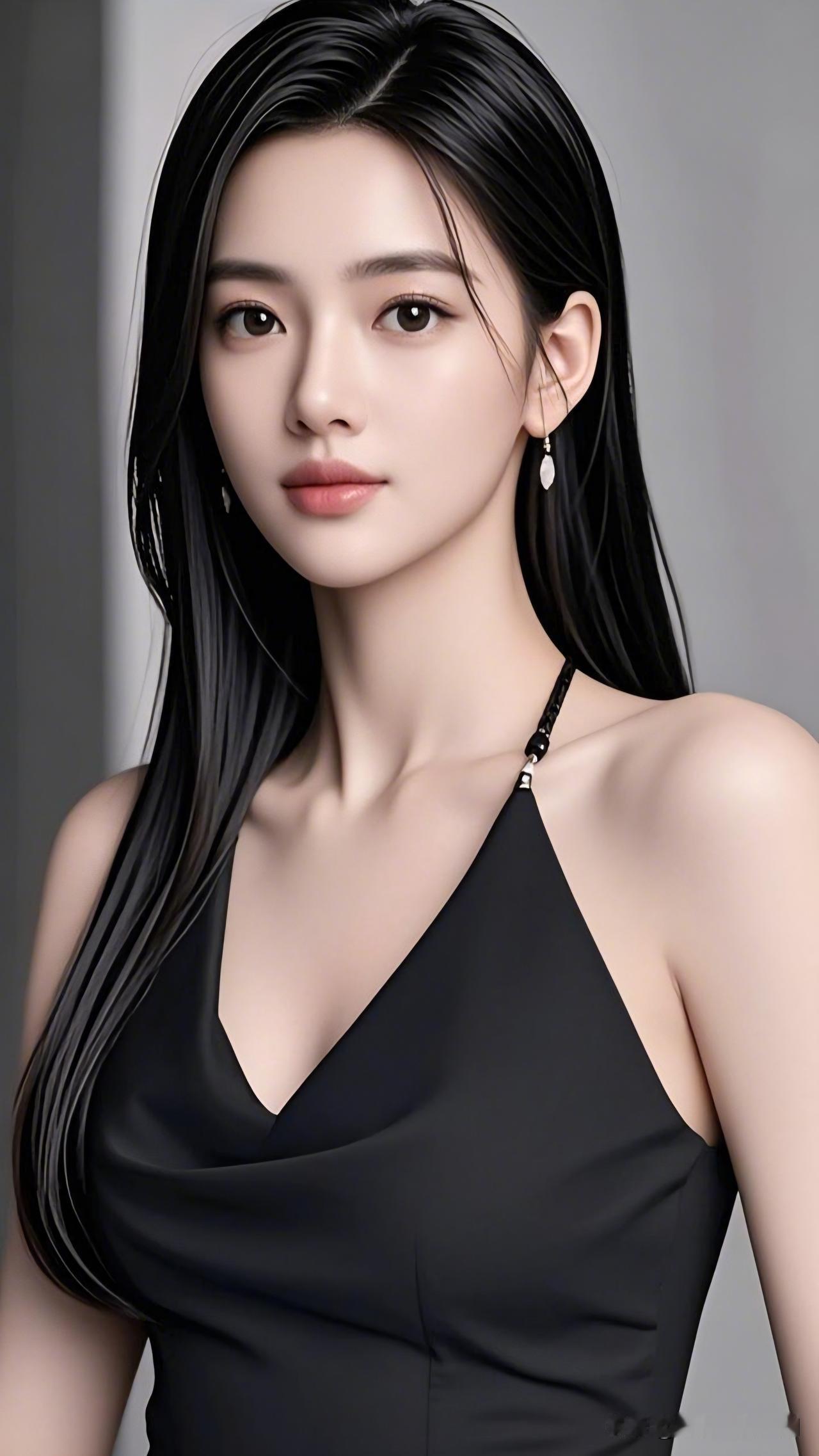 黑发如云，美人如花。有哪些日常又气质的穿搭推荐优雅黑裙，气质女神，惊艳一瞥