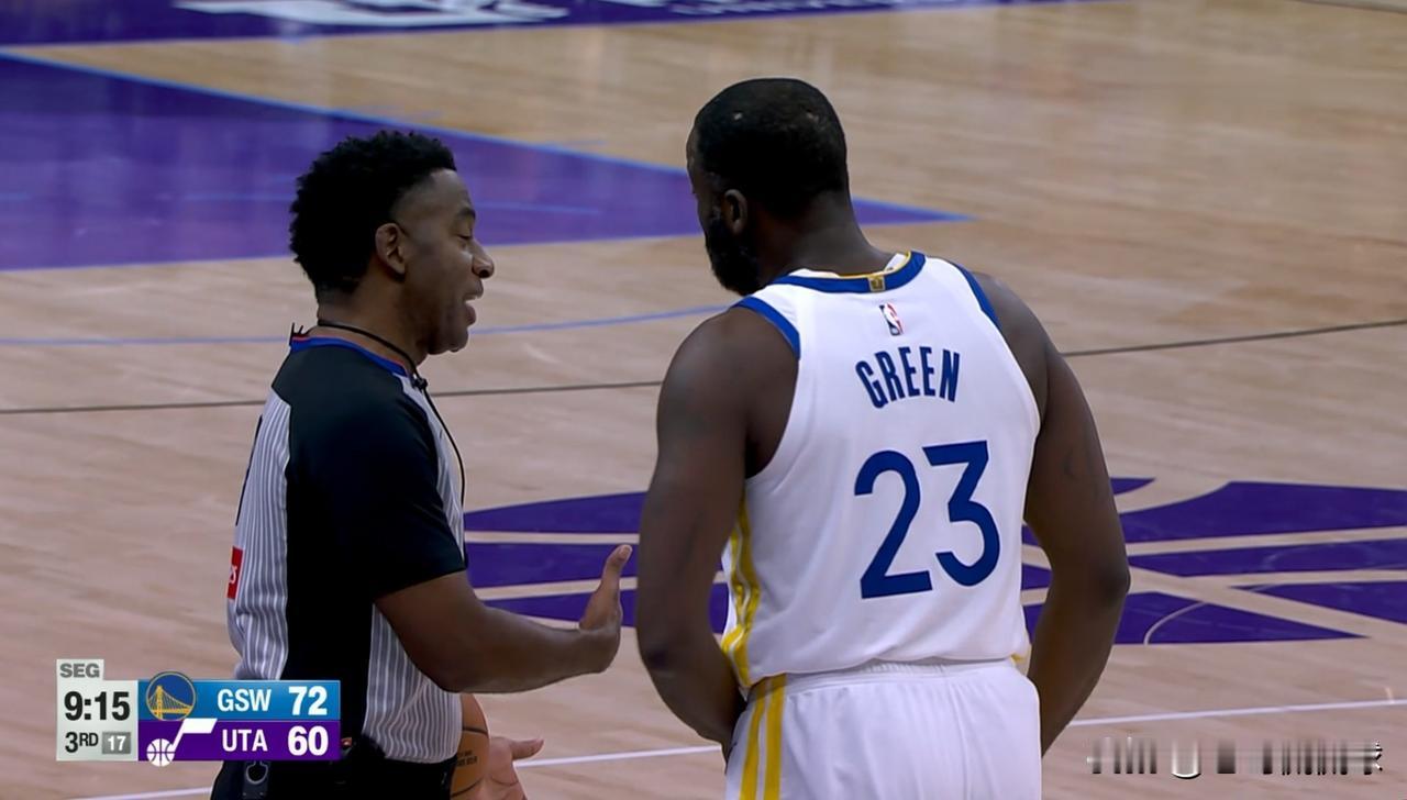 我对勇士恶汉追梦格林真是忍无可忍了！虽然今天勇士在客场以140：124大胜爵士，