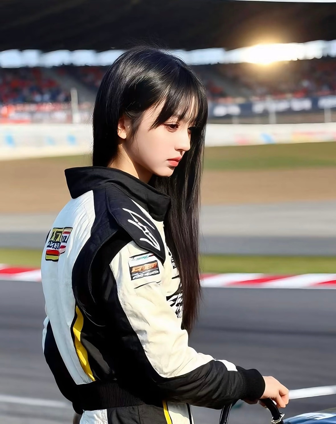 田曦薇一出场就杀死了赛车服比赛🏎️🏁​​​