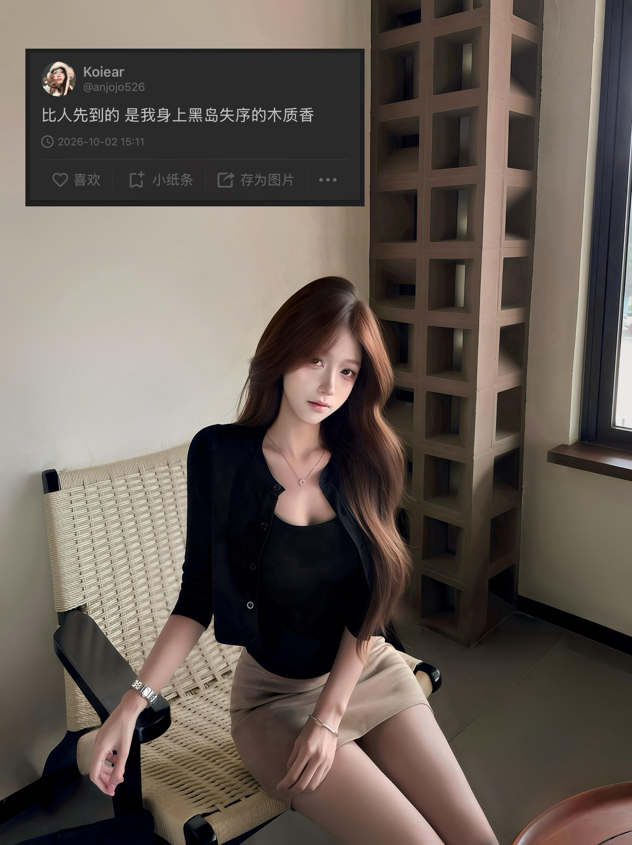 撩开你的长发 怎么有香水味