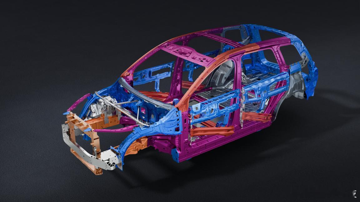 腾势N8L用“金刚铁骨”打造超安全家庭大六座，关键部位2000MPa热成型钢+混