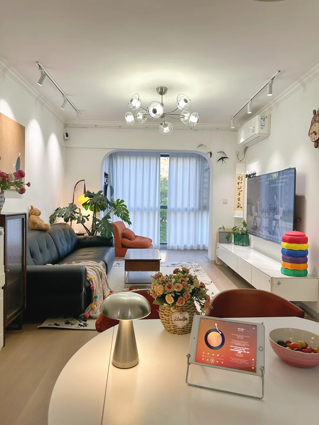 65㎡🏠客餐厅一体抄作业成功！这么装显大！