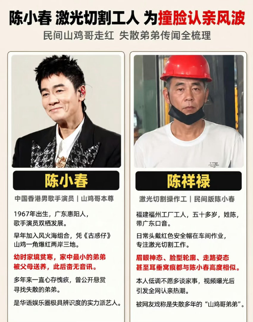 #陈小春寻亲往事#3000元，在70年代是一笔巨款，却也是陈小春心里几十年的痛。那年他不过十岁，无意