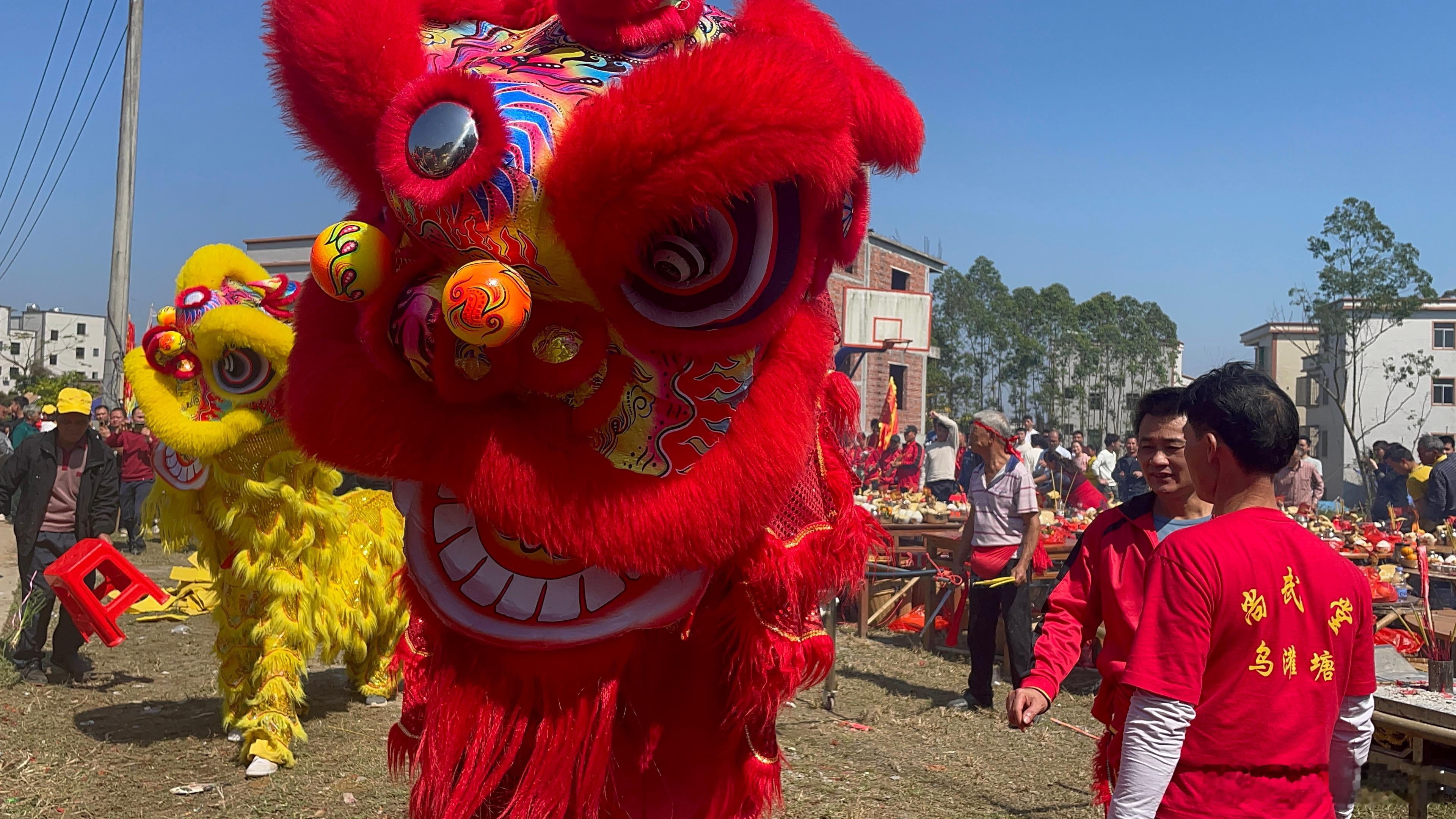 新年小聚碰出轻松好运家乡年味大赏化州年例是粤西最热闹的新春民俗。自正月起，各村依