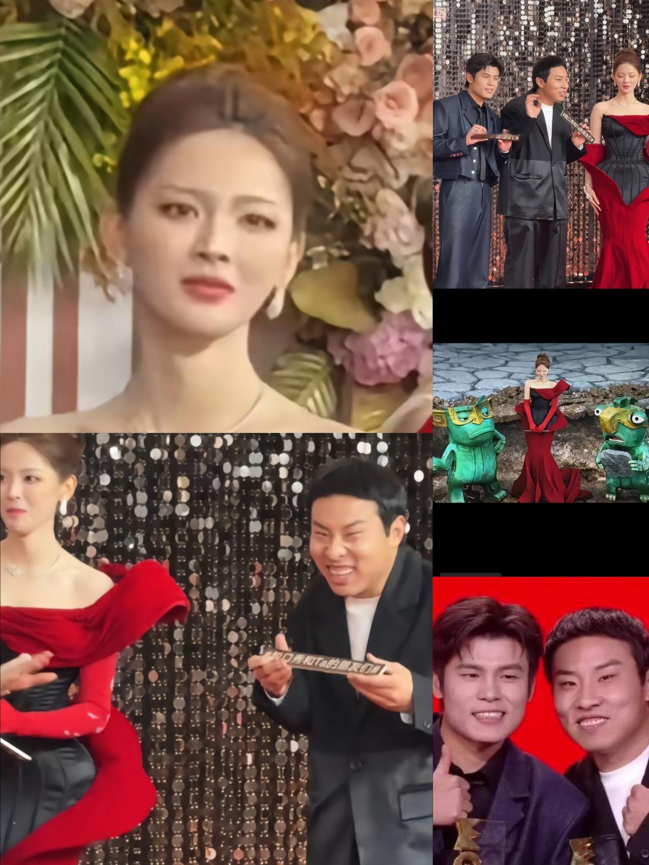 对不起，我实在是忍不住了，这绝对是杨超越最难走的一次红毯了，不是衣服也不