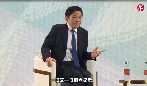 黄循财公开喊话：“我们希望中国和我们一样放下对日仇恨。”他说，“新加坡已经