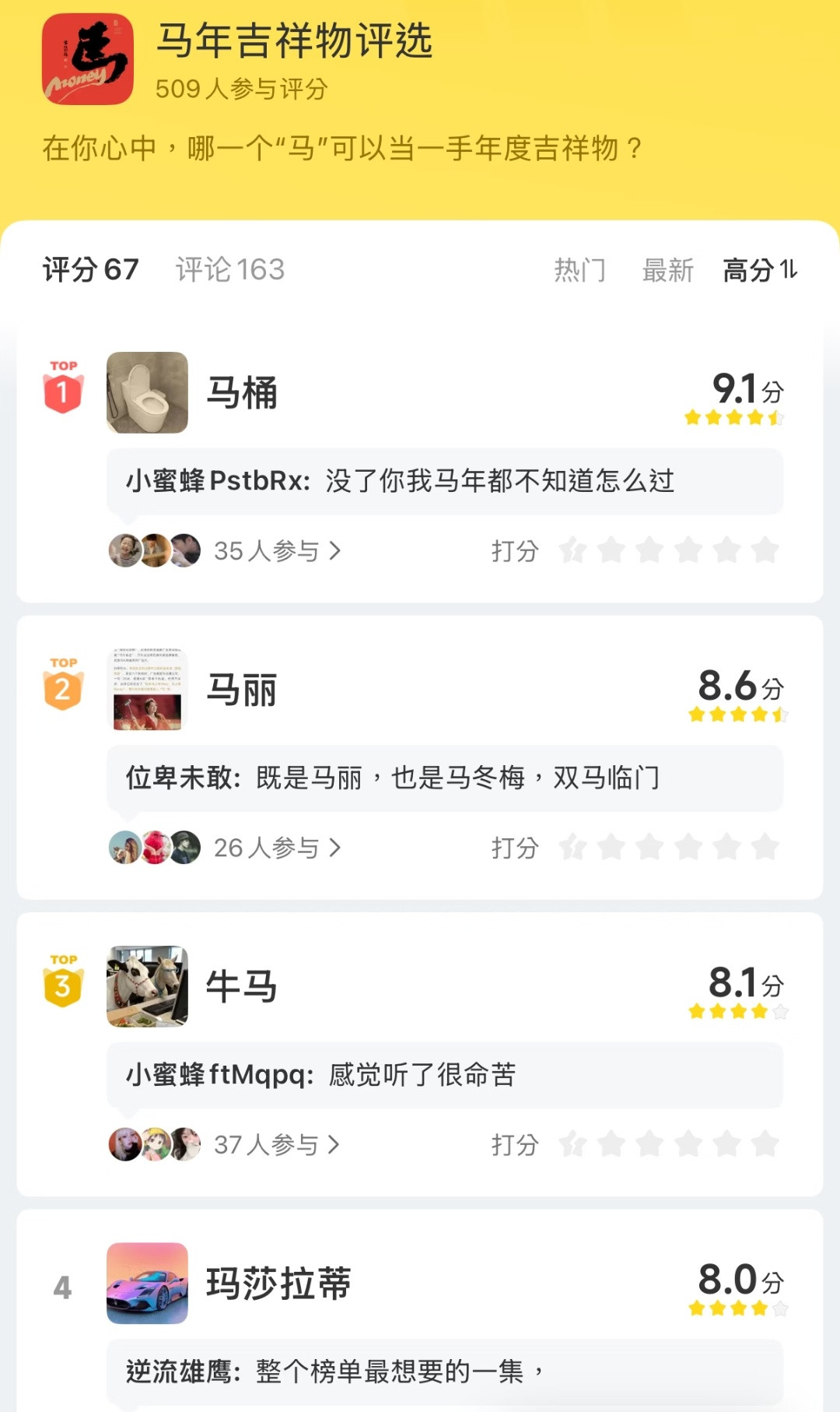 马年吉祥物评选第一名：马桶🚽确实很重要了，比啥都重要