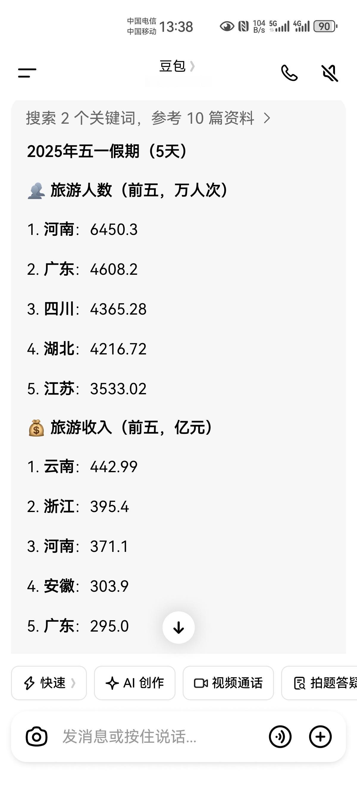 这么中，那么燃，周末来河南！今年五一，河南省旅游人数排名全国第一，远远超过第二