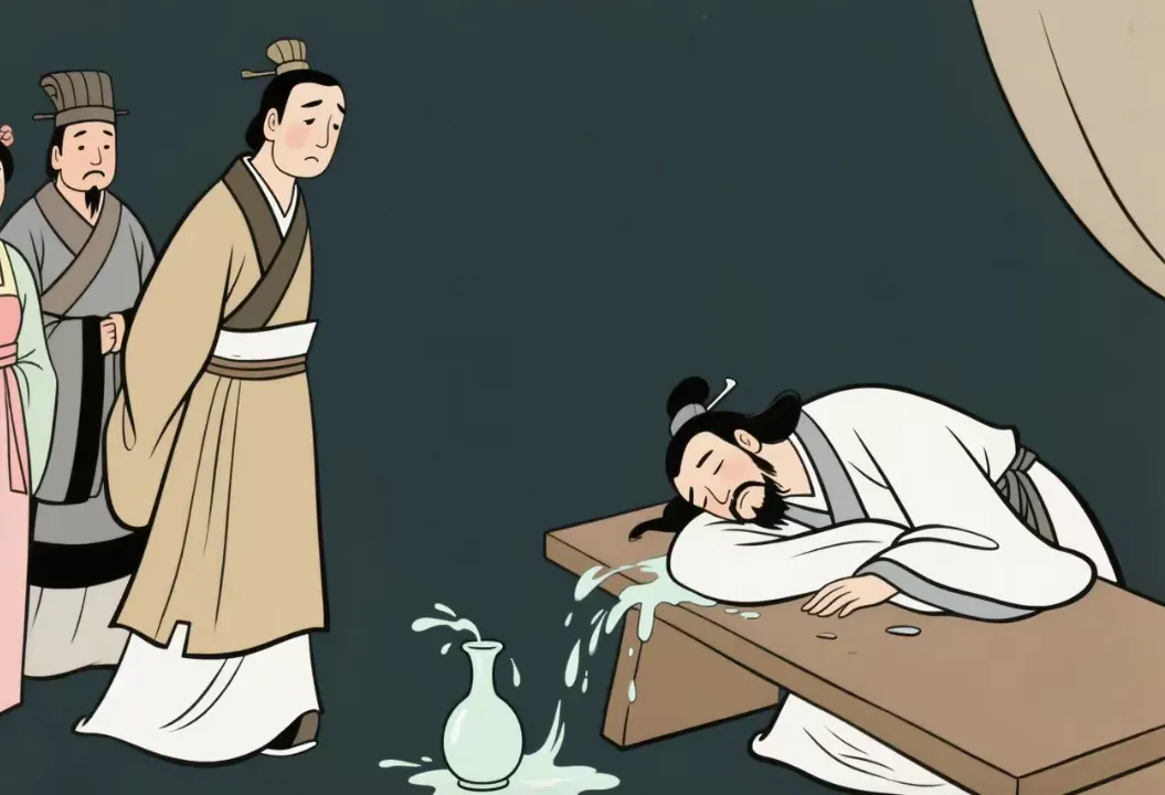 三国时期，司马昭想娶阮籍的女儿为媳，派人提亲。谁知，阮籍一连60天，喝得酩酊大醉