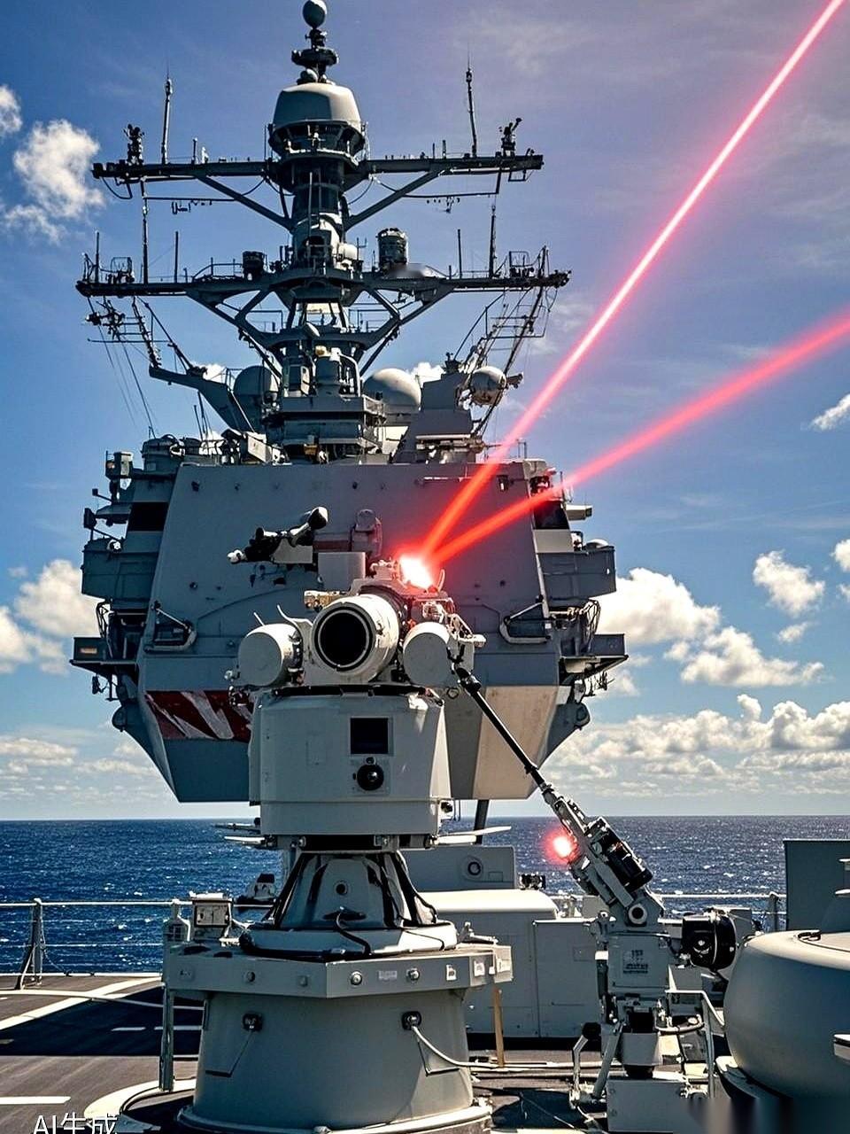 一块钱。就一块钱，发射一次。打掉一架嗡嗡叫的无人机。而旁边那套大家伙，一发导