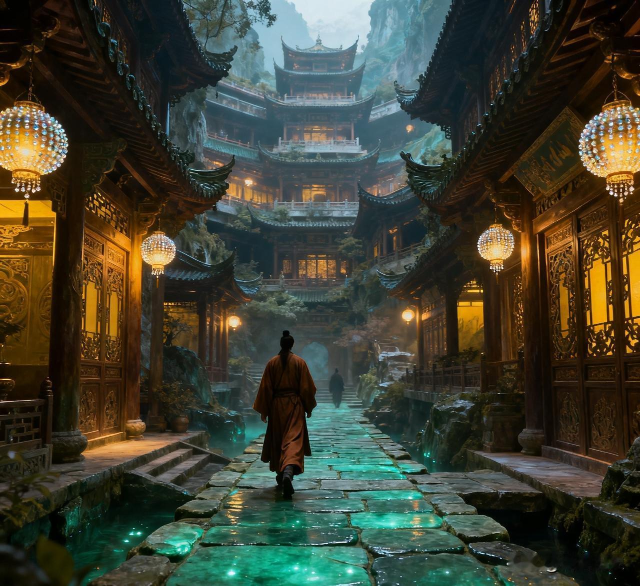 胶州人窦旭，大白天躺在床上睡觉，忽然看见一个穿褐色衣服的人站在床前，来回踱步，欲