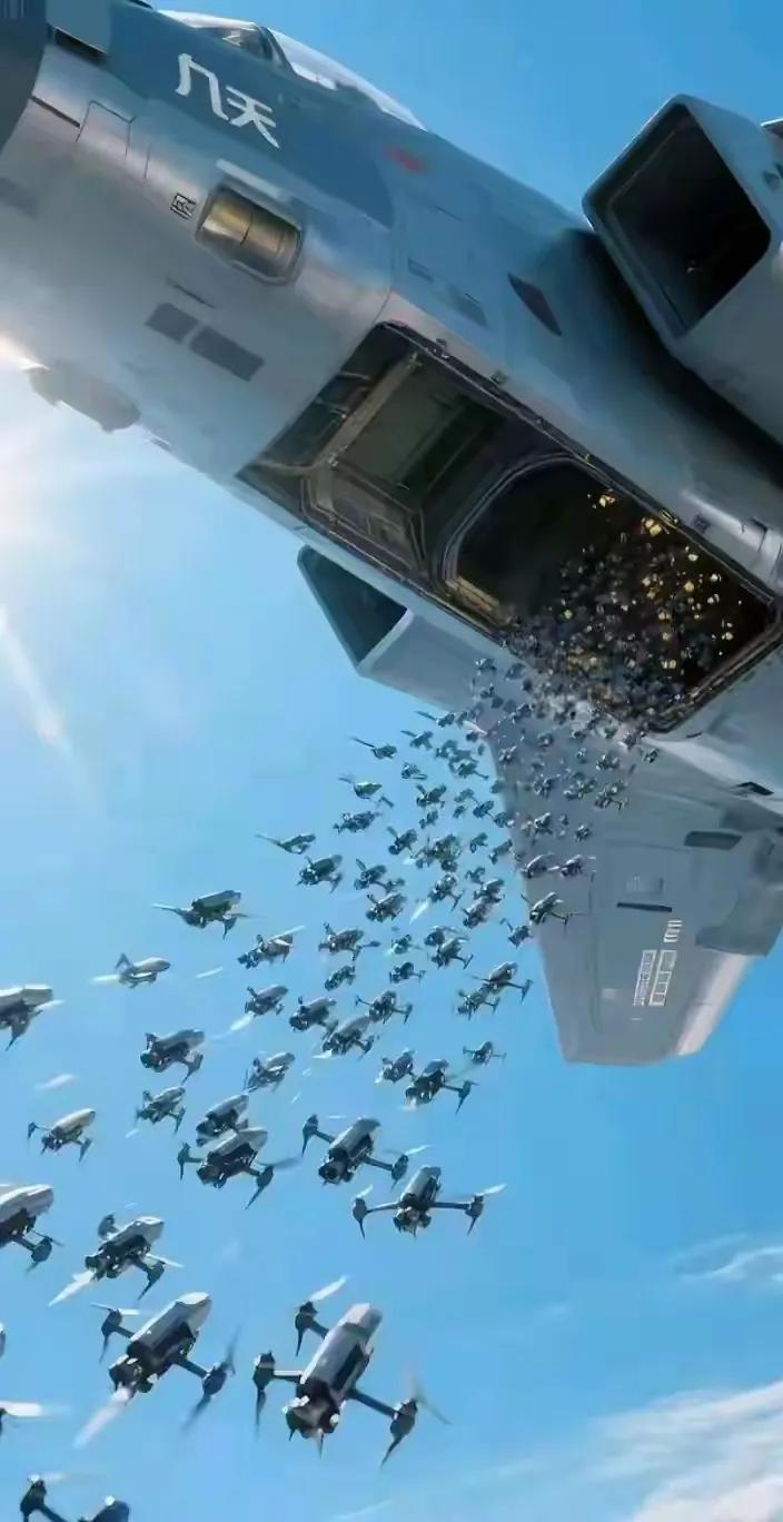 美:阿中你有必要搞这么夸张吗中:我咋的了美:你解释解释九天无人机是干嘛的