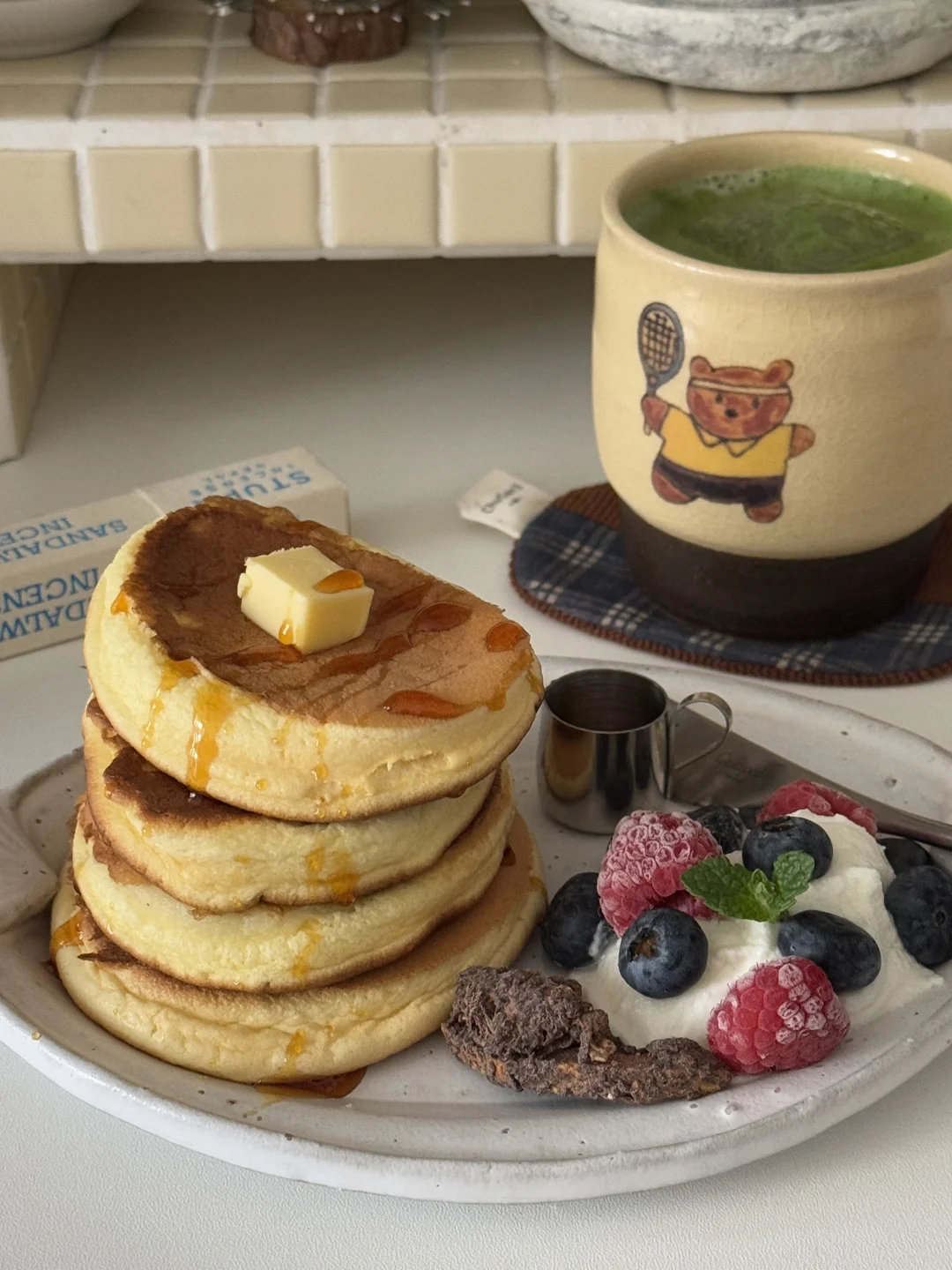 🥞分享brunch｜松松软软的舒芙蕾松饼🍴