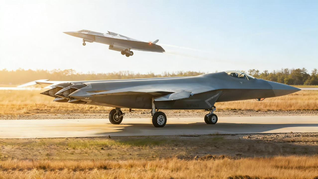 你说够不够猛吧！中国两款六代机:歼-36北约代号:审判者；歼-50北约代