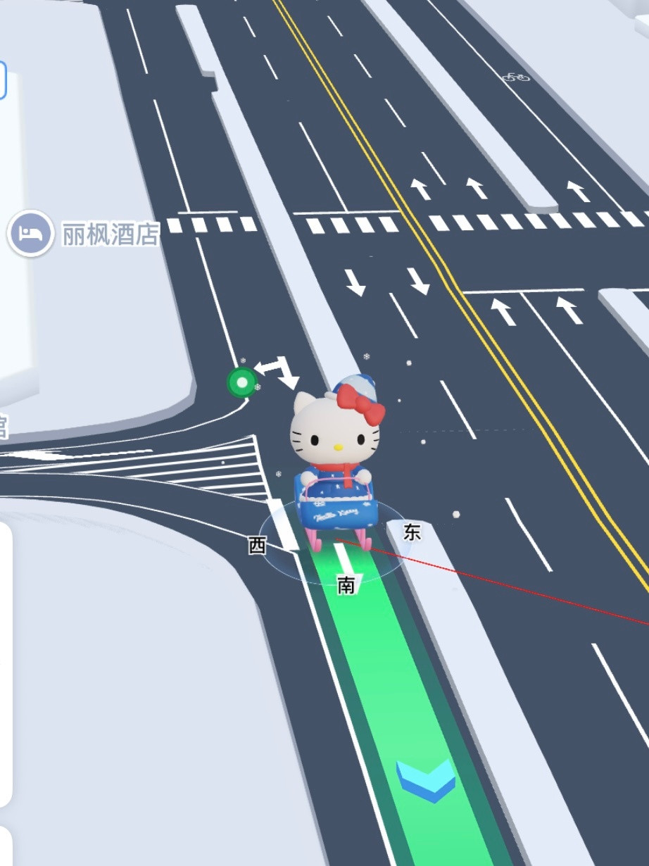 高德这个kitty皮肤太可爱咯！哈喽k提高德宣布全面AI化​​​
