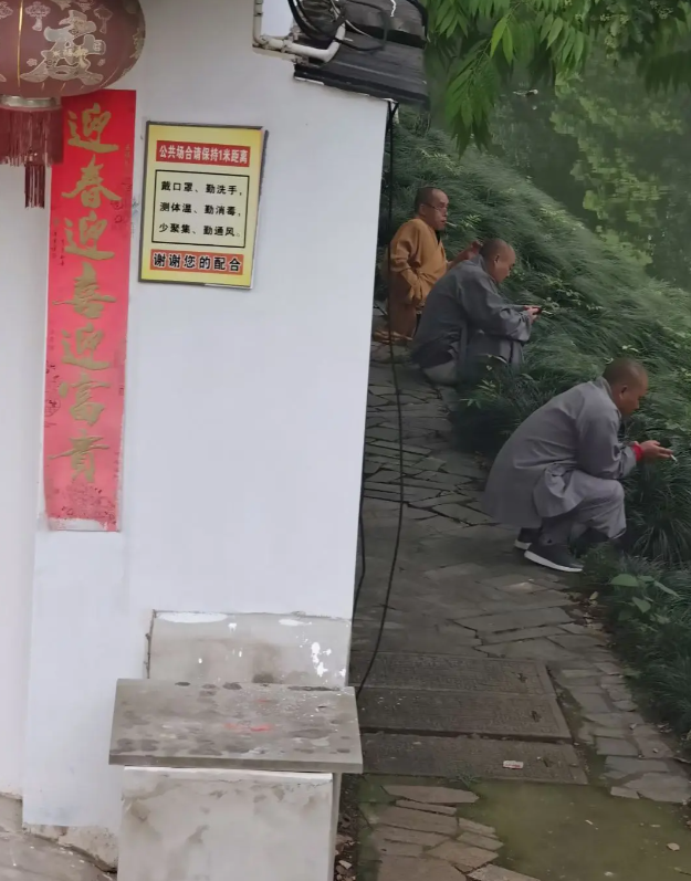 前年在公司边上小庙拍的，人手一只