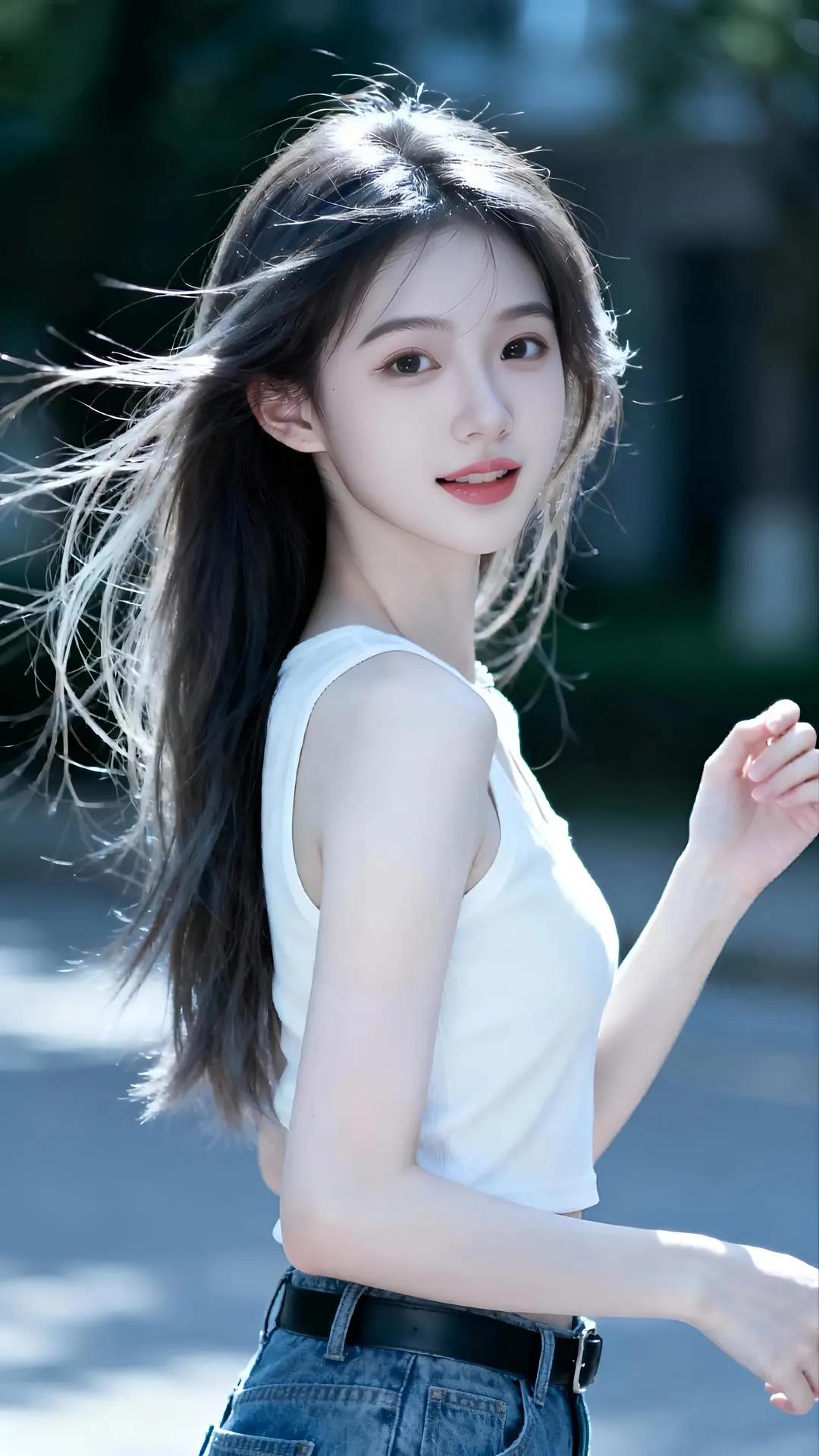 夏日清新少女，微风拂面，阳光明媚街拍怎样让自己开心快乐起来