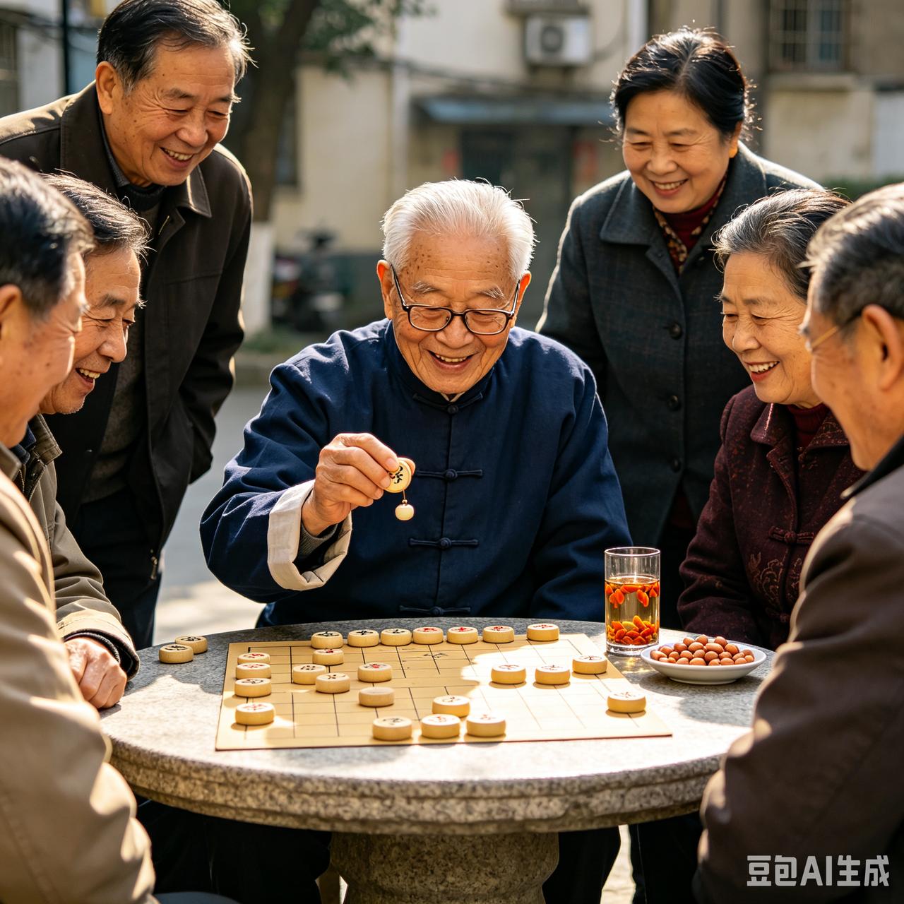 我们小区有一个老头子93岁了，身体还稳健，思路也清晰，走路不拄棍，还喜欢下棋，没