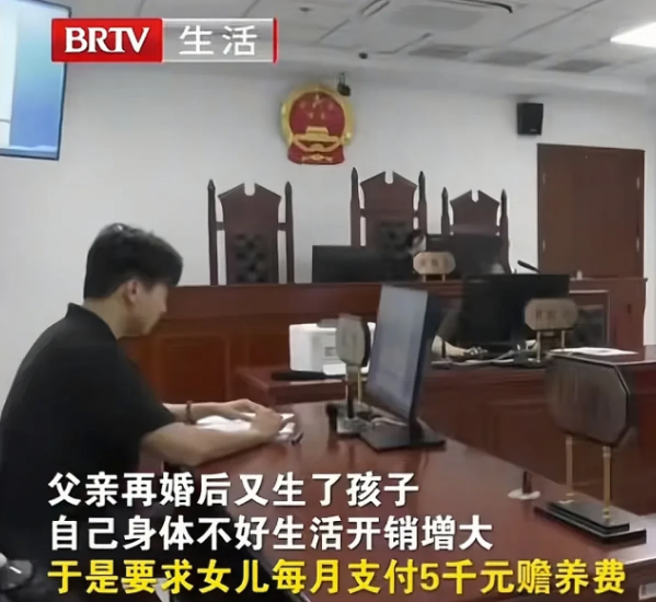 北京一男子离婚时将七套房产赠与女儿，仅保留使用权。再婚生子后，他以月入两千难以养