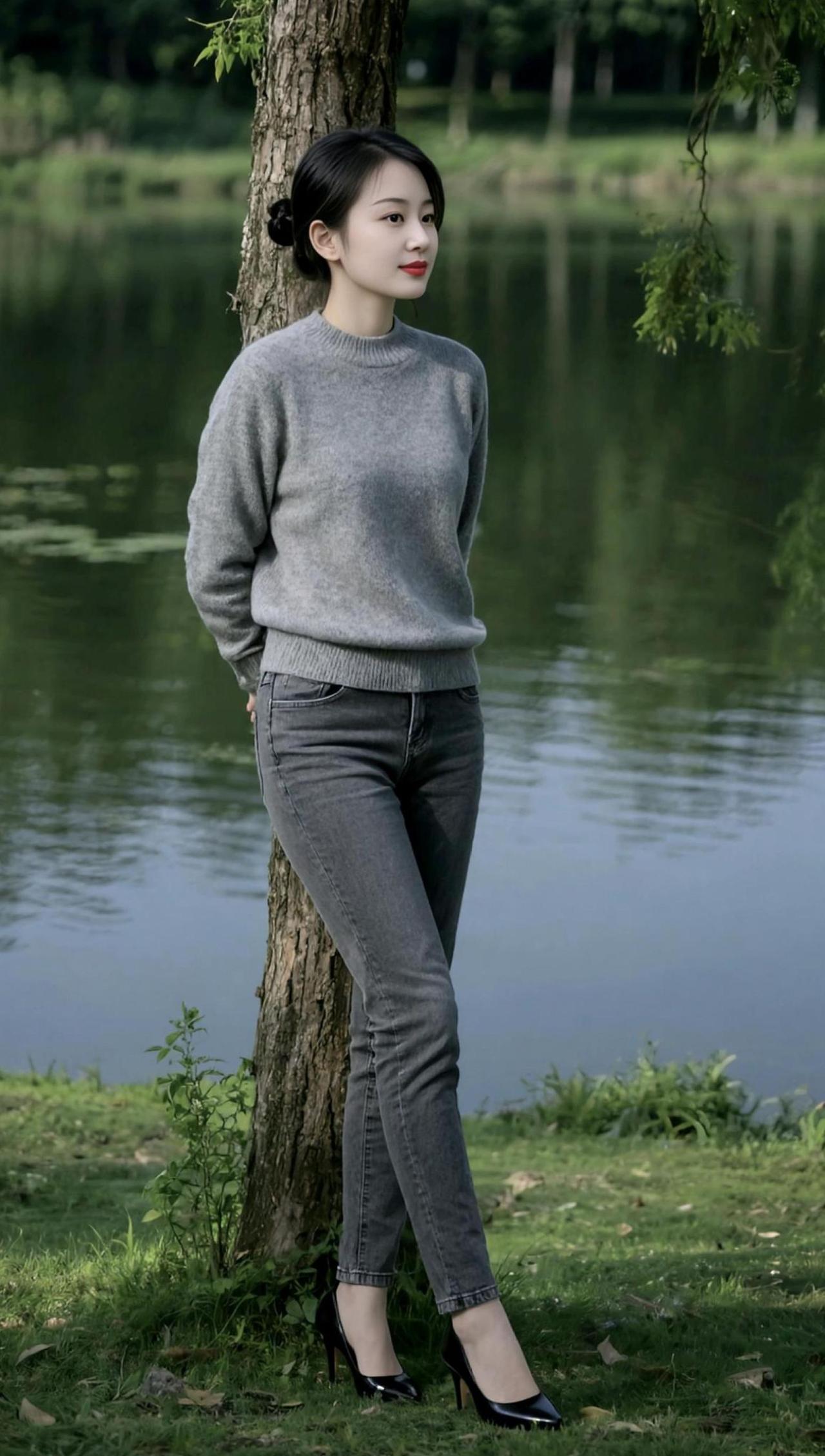 AI湖畔淑女照