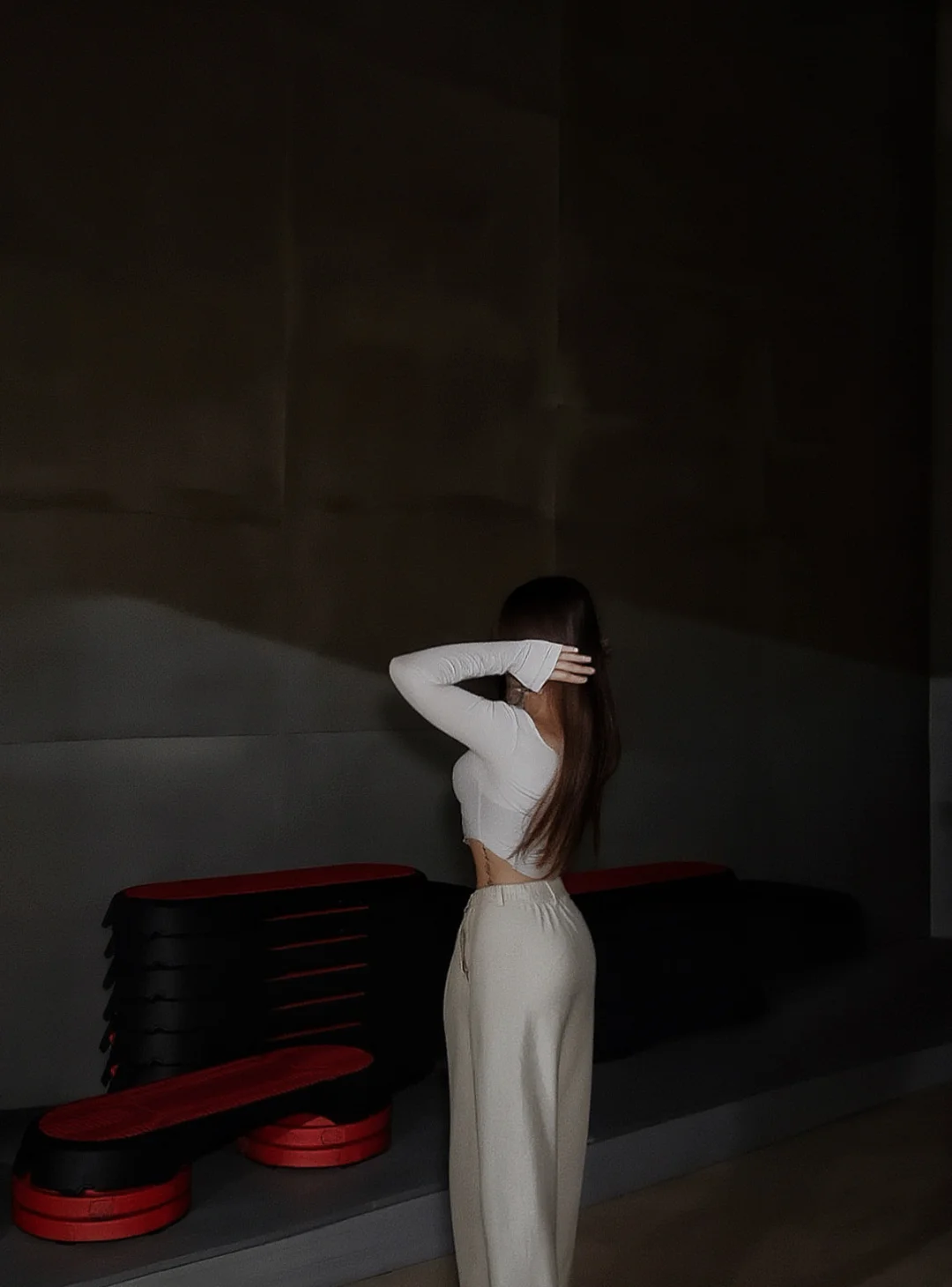 健身女孩的身材是这样的