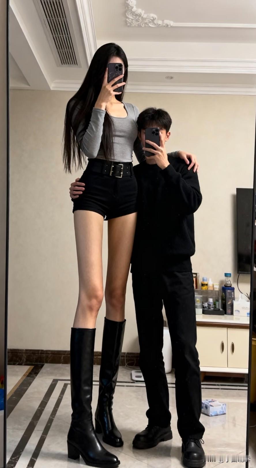 乖乖，这简直就是幸福的烦恼啊，如此大的差距，干什么事都不协调吧？
