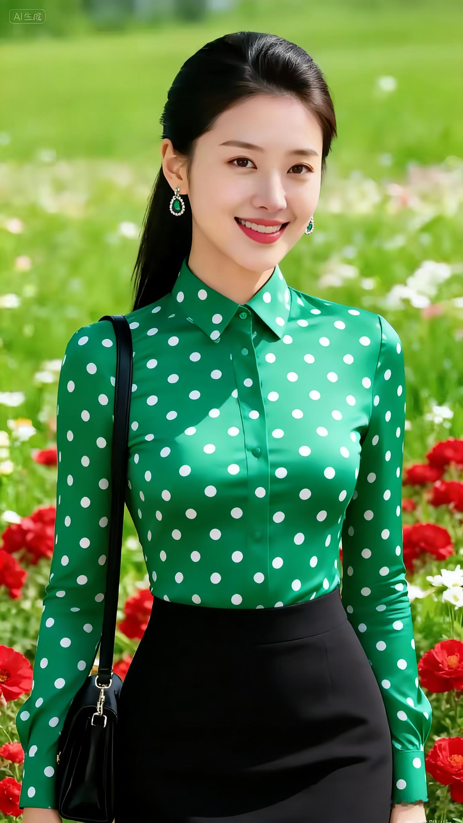 优雅大方，气质美女。