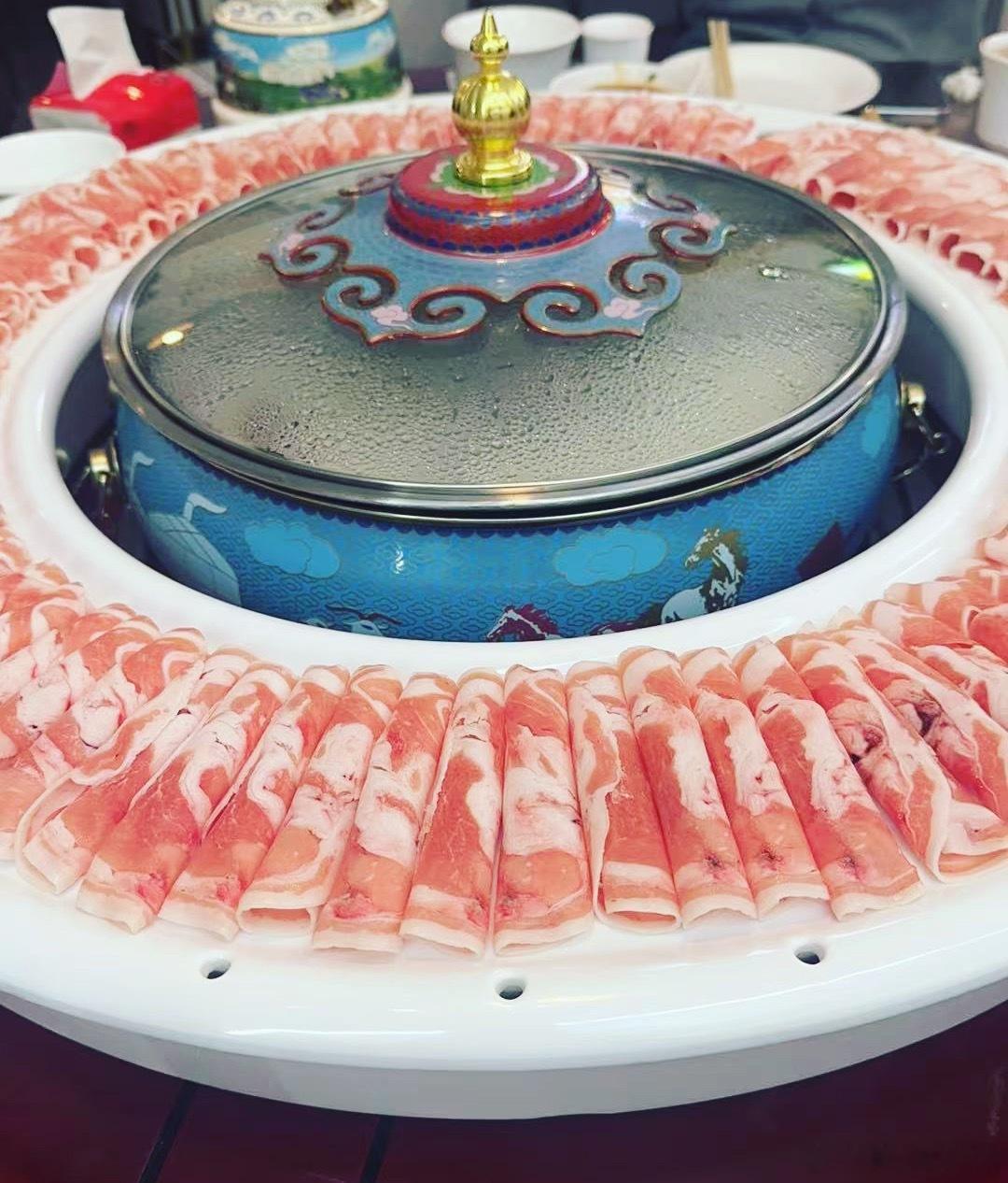 今天是内蒙特色羊肉。