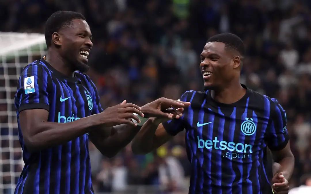 【意甲33轮，科莫1-2告负，国米实际上在数学的角度已锁定了本赛季意甲联赛前四的