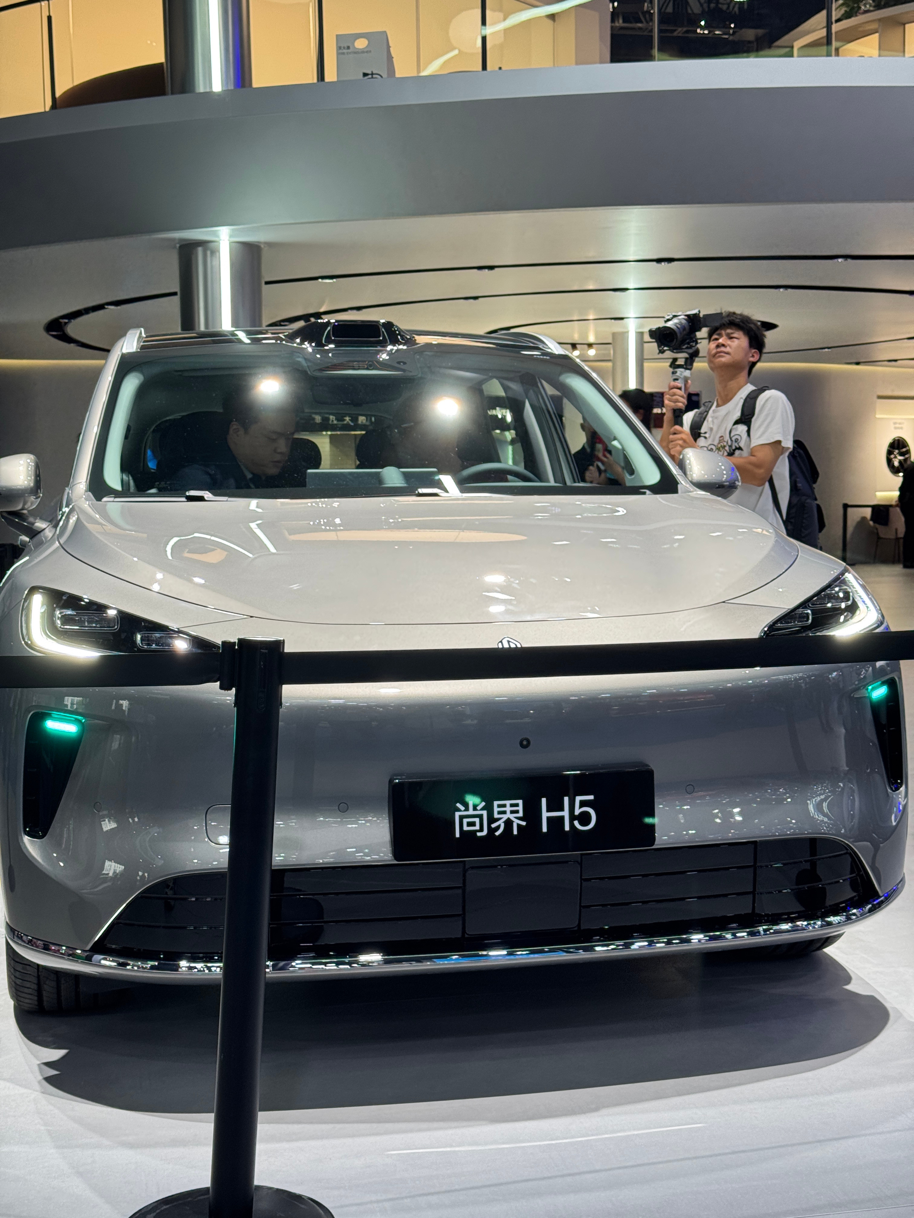 2025成都车展必看车型尚界H5，之前一直在网上看照片，第一次看实车，其实比我