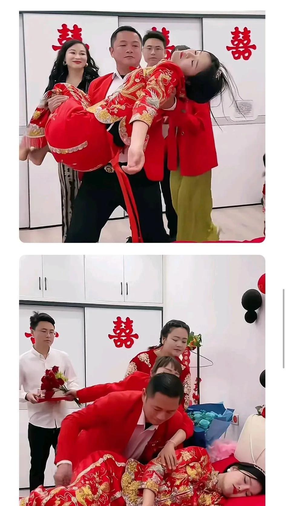 说实在的，这新郎官儿可真是走运了，能娶到这么一位白衣天使当新娘，简直就是八辈子修