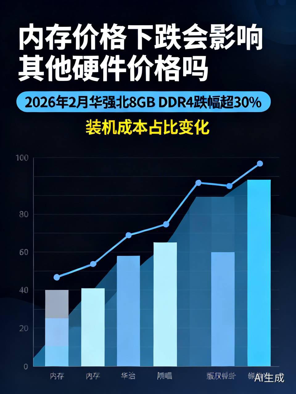 内存价格这波闪崩，看似是装机党捡漏的好时机，实际牵一发而动全身。2026年2月