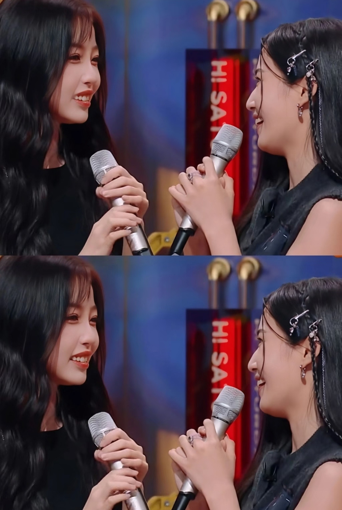 这同框照片谁丑卢昱晓谁美虞书欣一眼就能看出