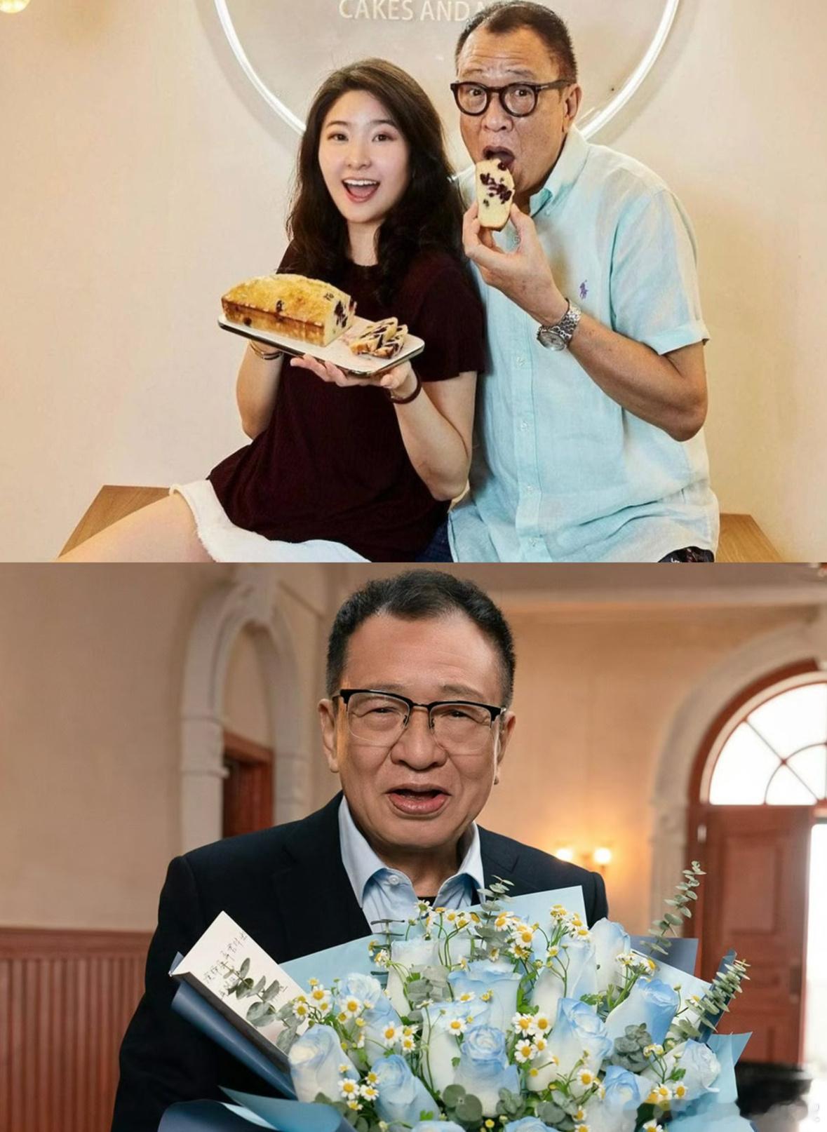 佘诗曼今天在澳门出席活动时,被问干爹许绍雄入院,佘诗曼忍不住爆哭,她说自己早知道